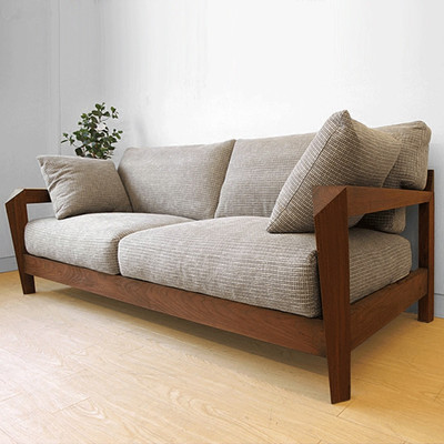 实木沙发组合冬夏两用布艺转角贵妃多功能储物新中式现代木制家具
