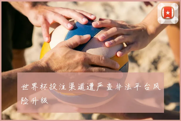 世界杯投注渠道遭严查非法平台风险升级